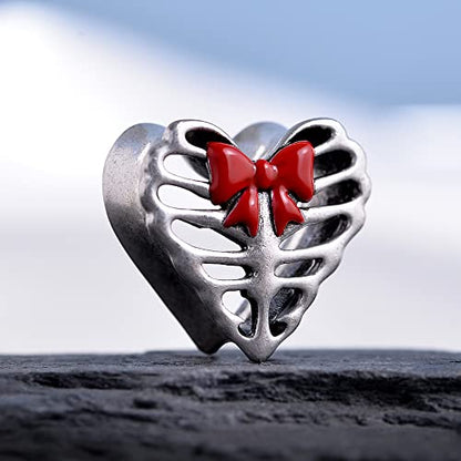 2PCS Ear Gauges Double Flared Plugs Sweet Cool Ear Stretcher Expander Heart Shape Gauge Earrings For Women Cute Piercings 0g-1"