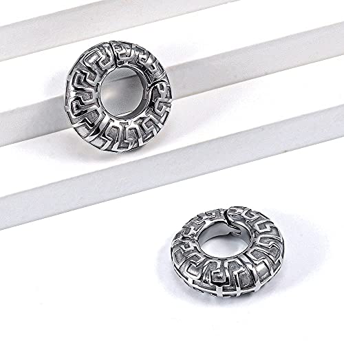 Ear Hanger Weights For Stretched Ear Gauges 0g 00g Stainless Steel Ear Heavy Dangle For Women Plugs Tunnels Piercing Kit