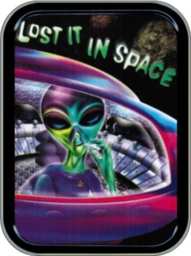 Stash Tins Lost in Space Storage Container 4.37" L x 3.5" W x 1" H