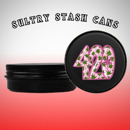 420 Stash Tin - Round Storage Container