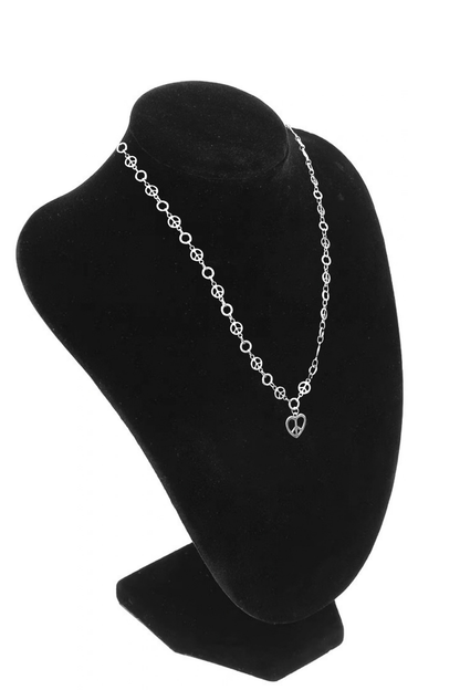 Retro Peace Sign Handcrafted Necklace
