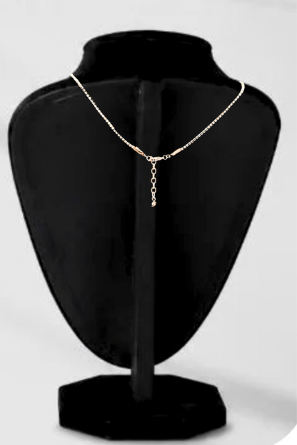 Ornate Pendant Rhinestone Necklace