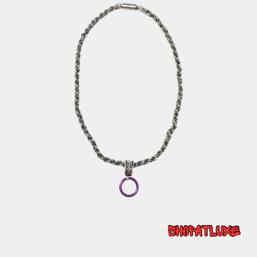 Steel Handwoven Daytime Collar Necklace