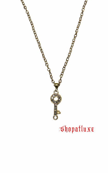 The Key To My Heart Charm Necklace