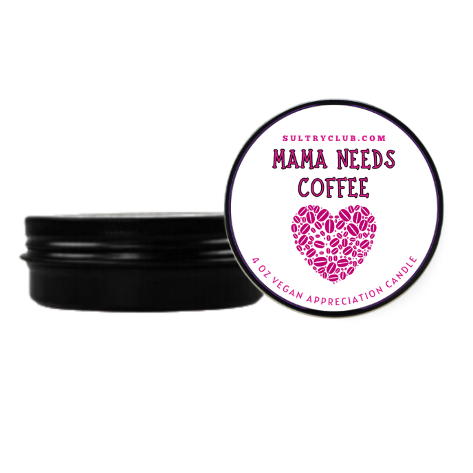 Mama Needs Coffeel Gift Candle