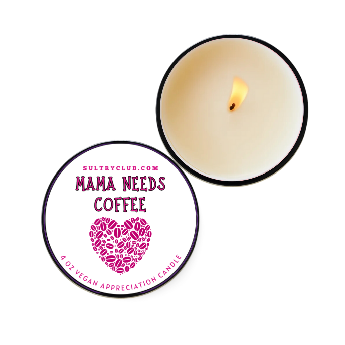 Mama Needs Coffeel Gift Candle