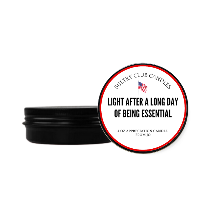 Light After A Long Day Of Being Essential Gift Candle