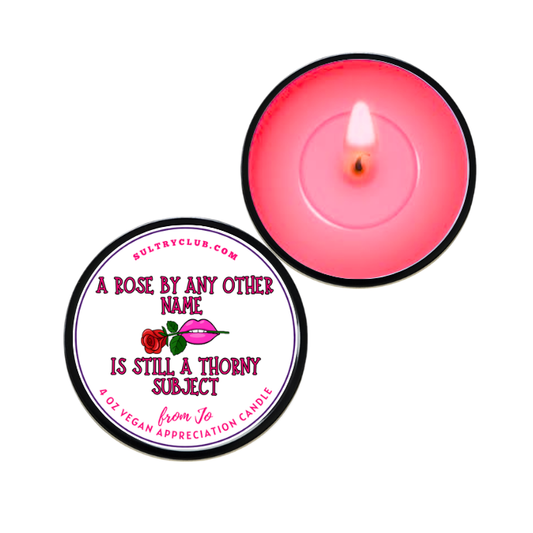 Rose Scented Fragrant Gift Candle