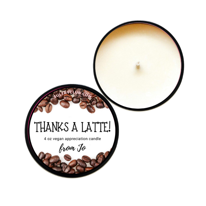 Thanks A Latte! Gift Candle