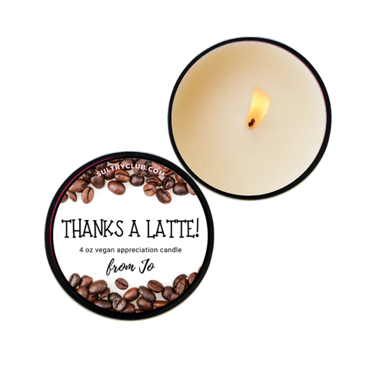 Thanks A Latte! Gift Candle