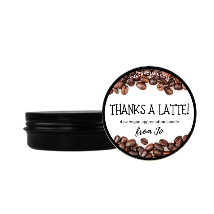 Thanks A Latte! Gift Candle