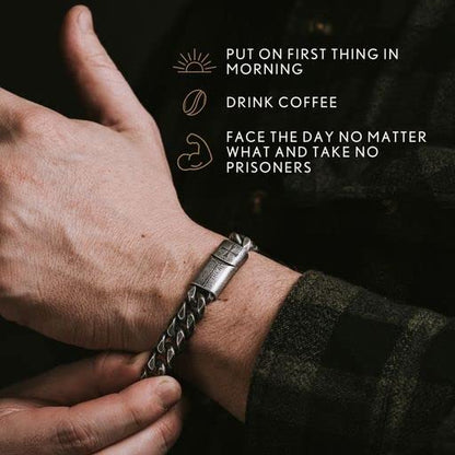 iHeartDogs Hero Company Link Bracelet for Men Helps Pair Military Veterans with a Companion Dog