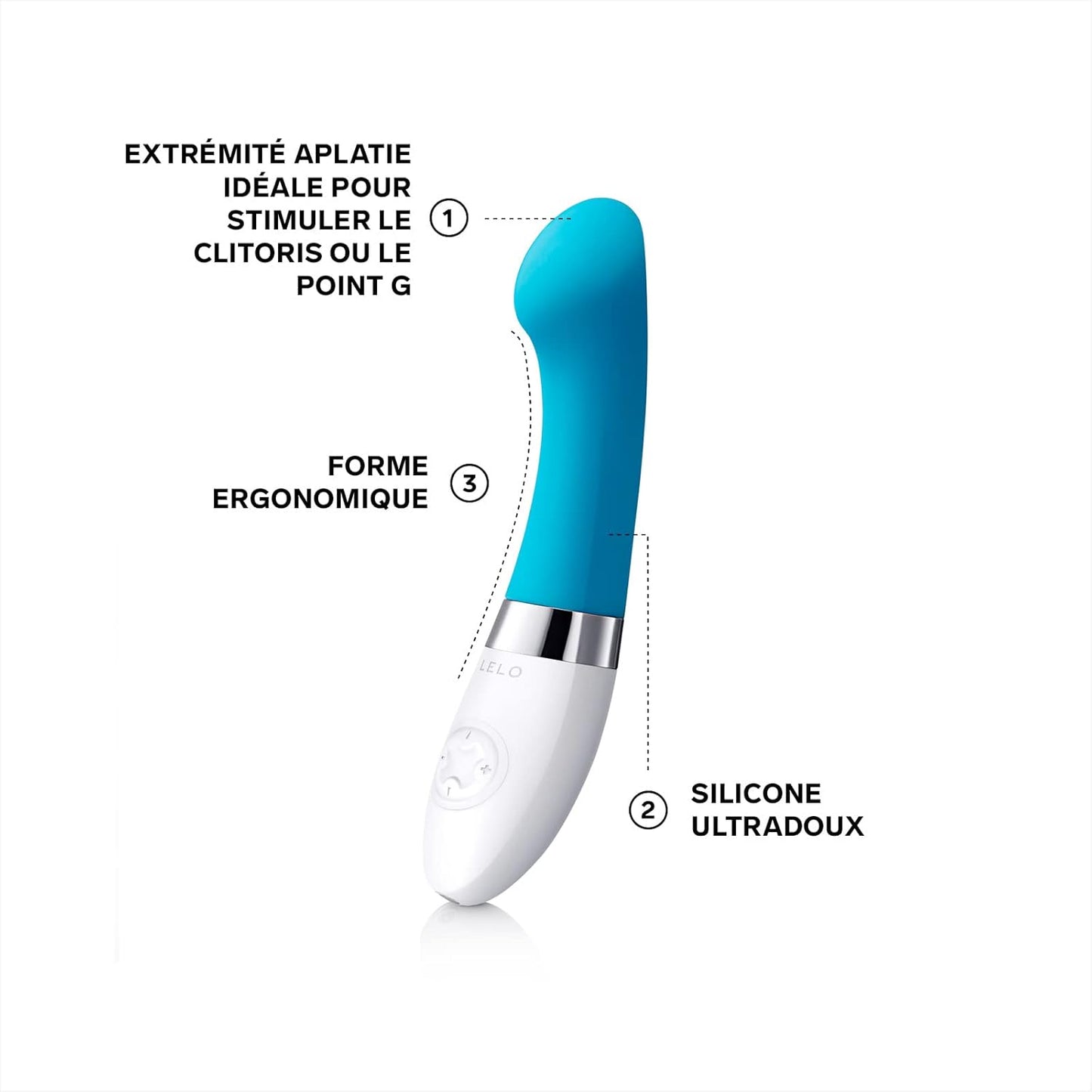 LELO Bundle: ORA 3 Midnight Blue Oral Sex Stimulator + Gigi 2 Turquoise Blue G Spot Vibrator + Free LELO Personal Moisturizer