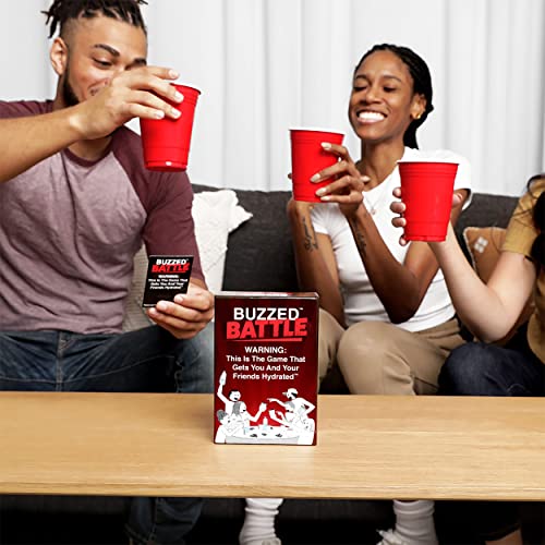 Buzzed Battle - The Hilarious Team Party Game That Will Get You & Your Friends Hydrated, Pool Party Games, Summer Party Games