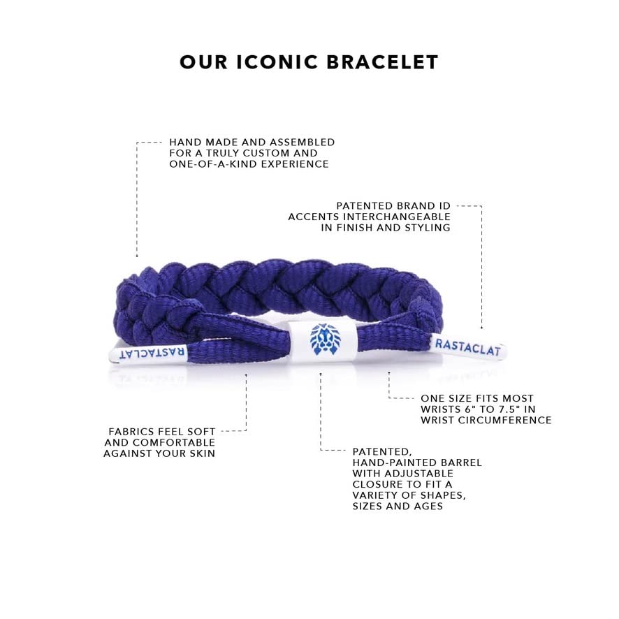 Rastaclat Braided Bracelets for Men and Women of All Ages - Originals Collection | Adjustable Stackable Bracelets Braided by Hand | Great Gifts for Men, Women, Teens, Kids & Couples