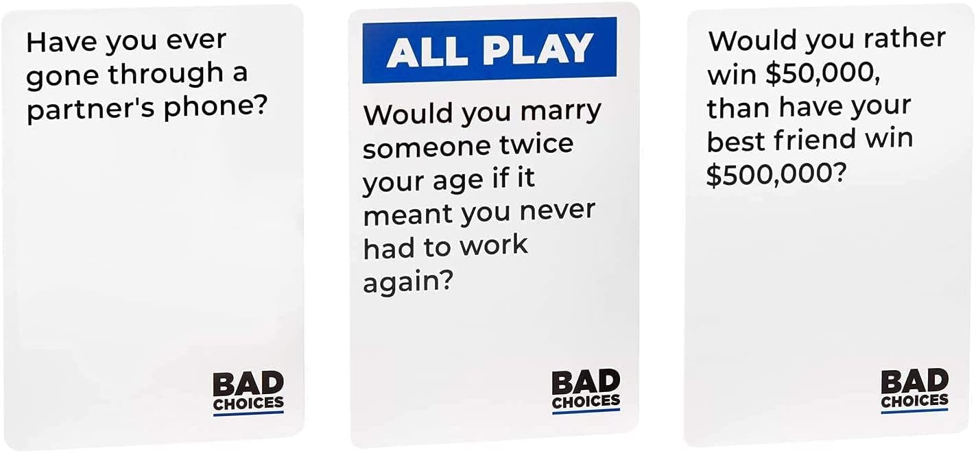 BAD PEOPLE & Bad Choices Mega Games Bundle - Both Base Games + Expansion Packs