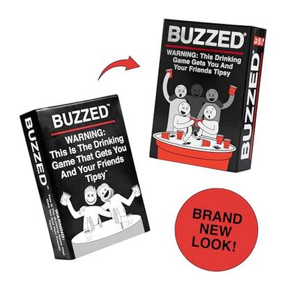 Buzzed Expansion Pack #1 - The Drinking Game That Will Get You & Your Friends Tipsy - Pool Party Games, Summer Party Games