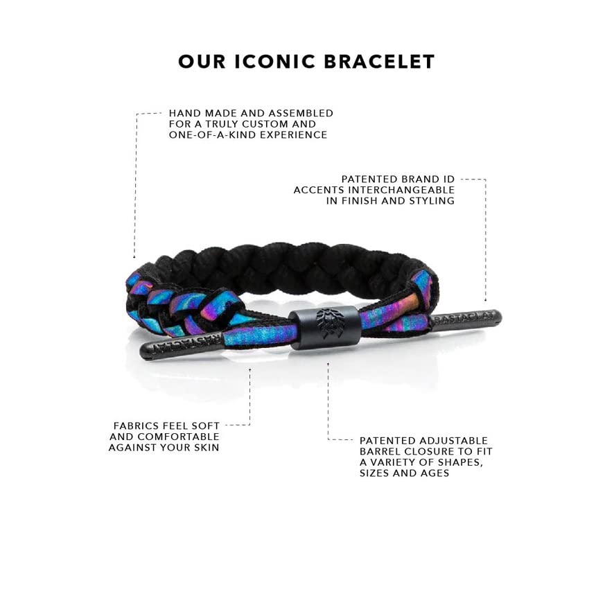 Rastaclat Braided Bracelets for Men and Women of All Ages - Originals Collection | Adjustable Stackable Bracelets Braided by Hand | Great Gifts for Men, Women, Teens, Kids & Couples