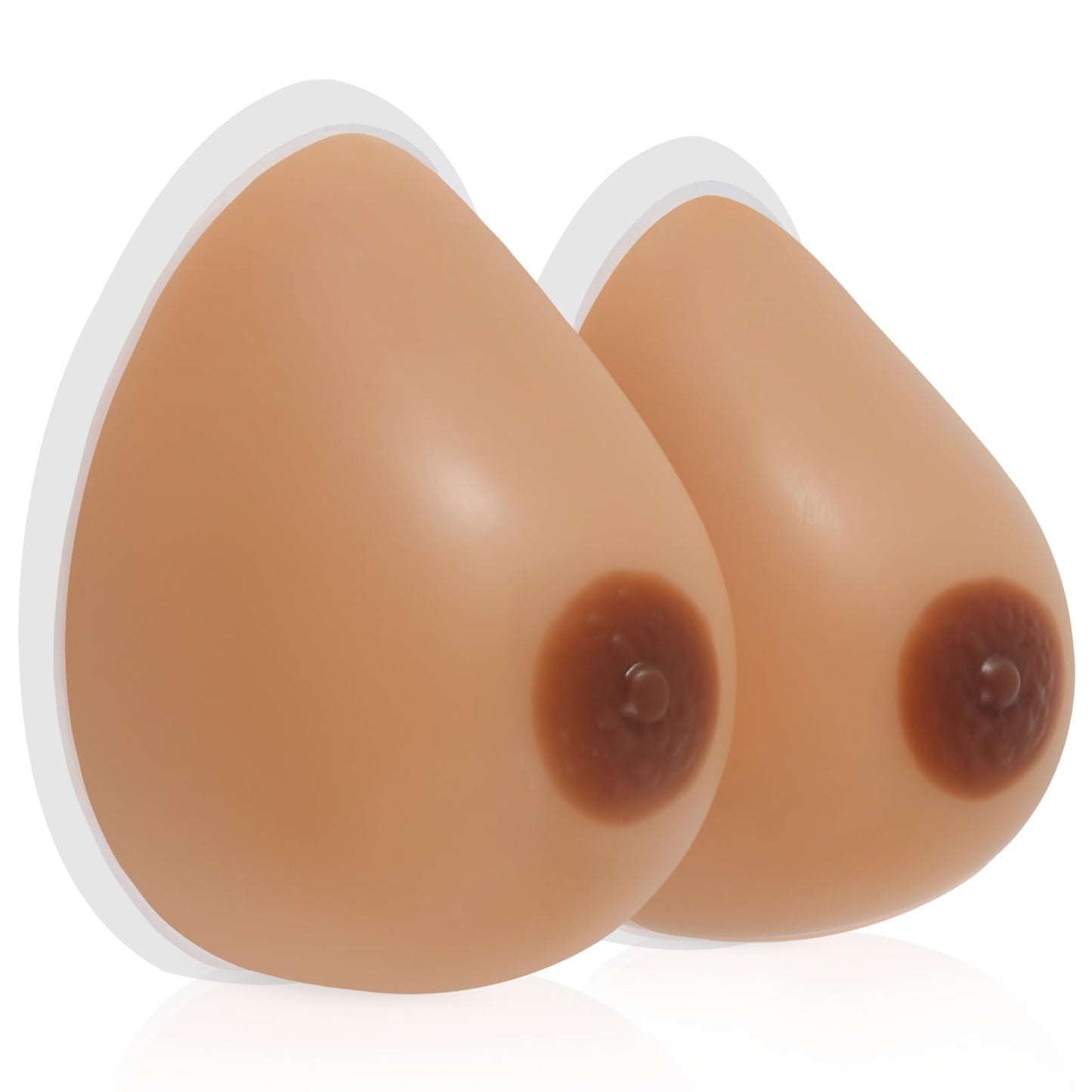 Vollence Self Adhesive Silicone Breast Forms Fake Boobs for Mastectomy Prosthesis Crossdresser Trans gender Cosplay