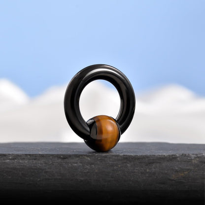 1 Pair Seamless Ear Weight Hoop Gauge Earrings For Stretched Ears Dangle Gauge Hanger 2g 0g 00g Plug Tunnels For Ear Women Body Piercing Jewelry