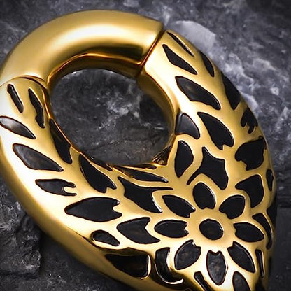 1 Pair 2g Ear Weights For Stretched Ears Plug Gauge Ear Hanger Heavy Water Drop Shape 6mm Dangle Earrings Women Body Piercing Jewelry