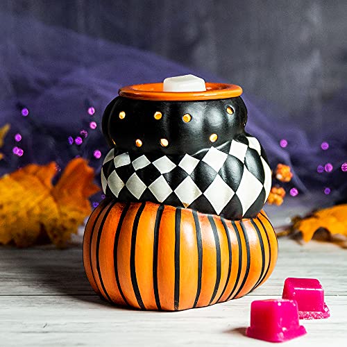 Scentsationals Halloween Collection - Scented Wax Warmer - Spooky Season Wax Cube Melter & Burner - Electric Autumn Fragrance Home Air Freshener Gift (Apothecary)