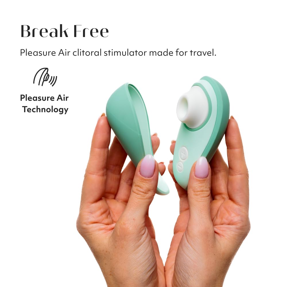 Womanizer Liberty 2 Pleasure Air Clit Sucker | Clitoral Stimulator | Sucking Vibrator for Women & Couples | Clitoris Suction Sexual Pleasure Device | Adult Sex Toys for Woman | Use Lube | Purple