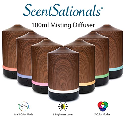 Scentsationals Eclectic Oil Diffuser - Scented Essential Oils - Classic Aromatherapy Aroma User - Electric Fragrance Home Air Freshener Gift (Moon Dream)