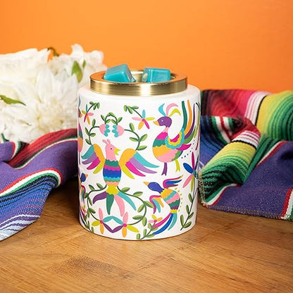 Scentsationals Day of The Dead Collection - Scented Wax Cube Warmer - Wax Fragrance Melter - Skull Wickless Electronic Home Air Freshener Gift (Dia de Los Muertos)