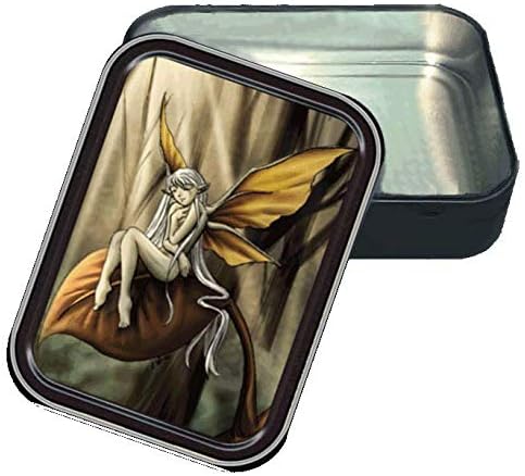 Stash Tins Dreaming Fairy Storage Container 4.37" L x 3.5" W x 1" H