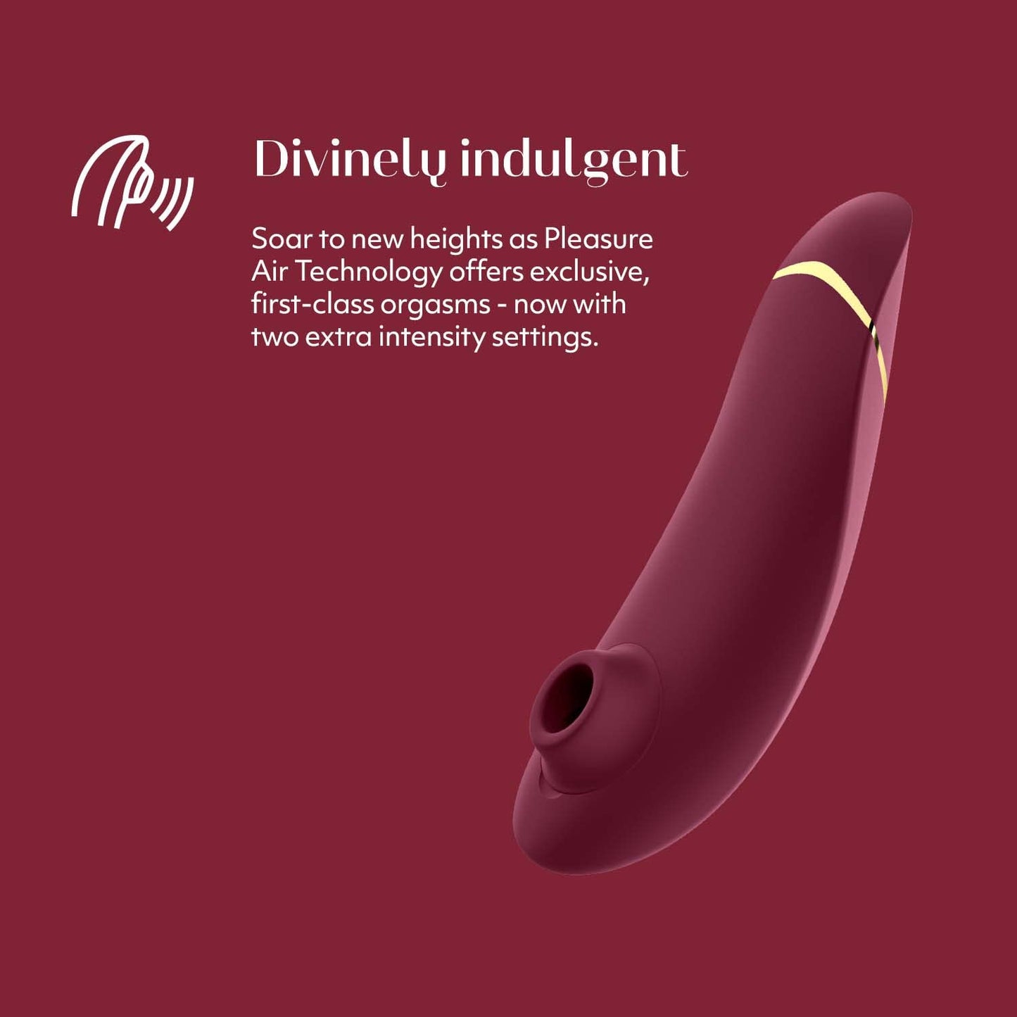 Womanizer Premium 2 Clitoris Vibrator for Women | Clit Sucker Adult Toys | Vibrating Adult Sex Toy | Clit Stimulator for Woman with 14 Suction Speeds | Waterproof Clitoral Stimulation Sex Toys | Blue