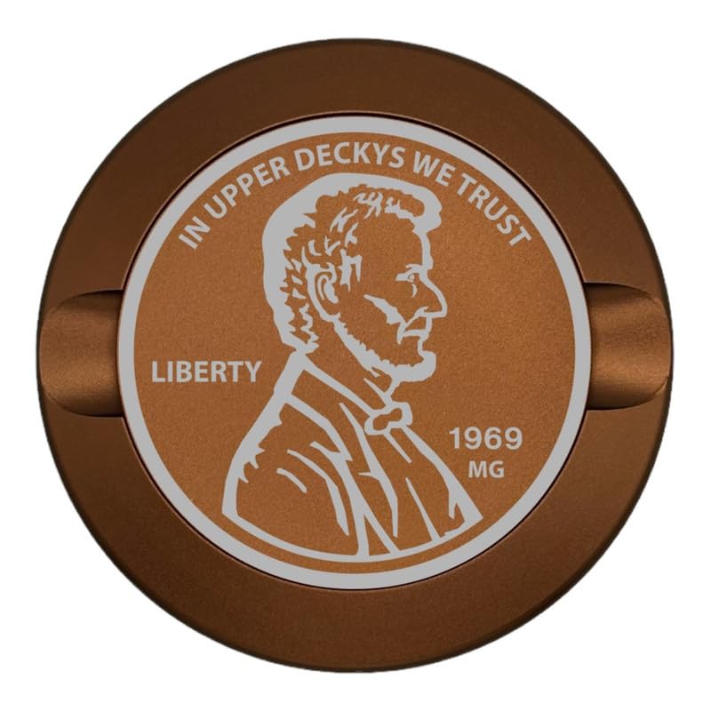 Edition 015: Liberty Metal Snus Can, Metal Container for Zyn, ON, Velo, or Lucy Pouches, Custom Snus Container, Tobacco Can, Dip Can, Gift, Nicotine Pouch Tin, Gift for Him (Copper)