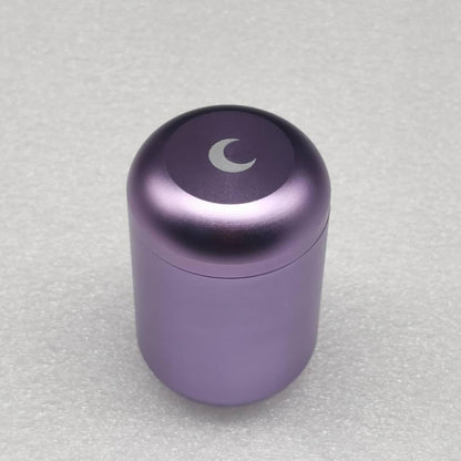 Brando Moon Purple Airtight Jar Storage Case Container Smell Proof - Multi-Use Portable Metal Spice Jar - Easy to Carry and Best Way to Preserve Coffee - 1.8 x 2.8”
