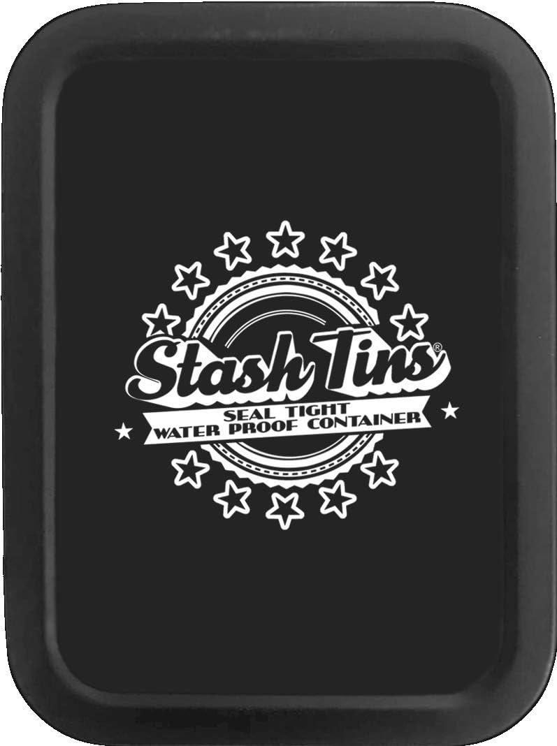 Stash Tins Psychedelic Peace Storage Container 4.37" L x 3.5" W x 1" H