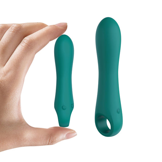 Women Sex Toys - Female Sex Toys with 10 Vibration Modes, Mini Vibrator Bullet with Lipstick Shape for G Spot Clitoral Stimulation, Discreet & Portable for Travel, Adult Sex Toys & Games(Green)