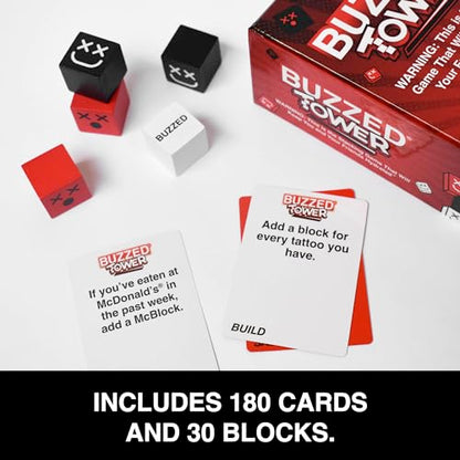 Buzzed Expansion Pack #1 - The Drinking Game That Will Get You & Your Friends Tipsy - Pool Party Games, Summer Party Games