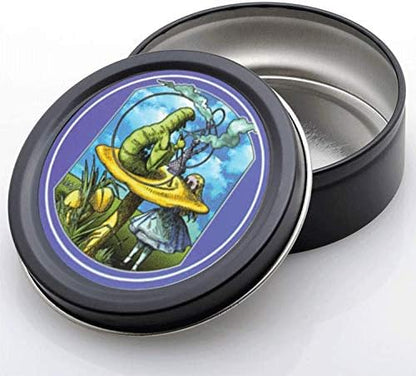 Stash Tins - Alice By: Mikio Kennedy 3.5" Round Storage Container