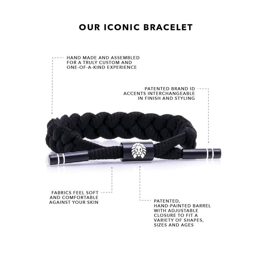 Rastaclat Braided Bracelets for Men and Women of All Ages - Originals Collection | Adjustable Stackable Bracelets Braided by Hand | Great Gifts for Men, Women, Teens, Kids & Couples