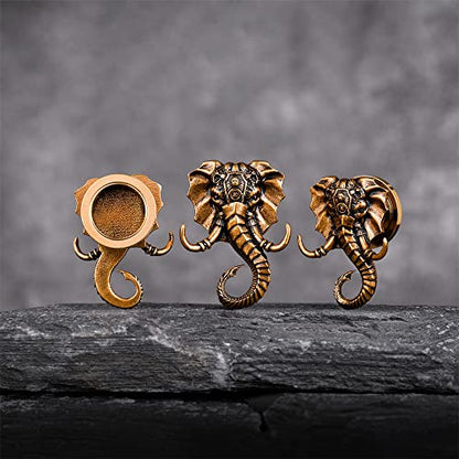1 Pair Retro Ear Gauges Screw Fit Plug Flesh Tunnels Cat Fox Elephant Stretcher Earrings Hanger Expander Piercing Jewelry 8mm-25mm