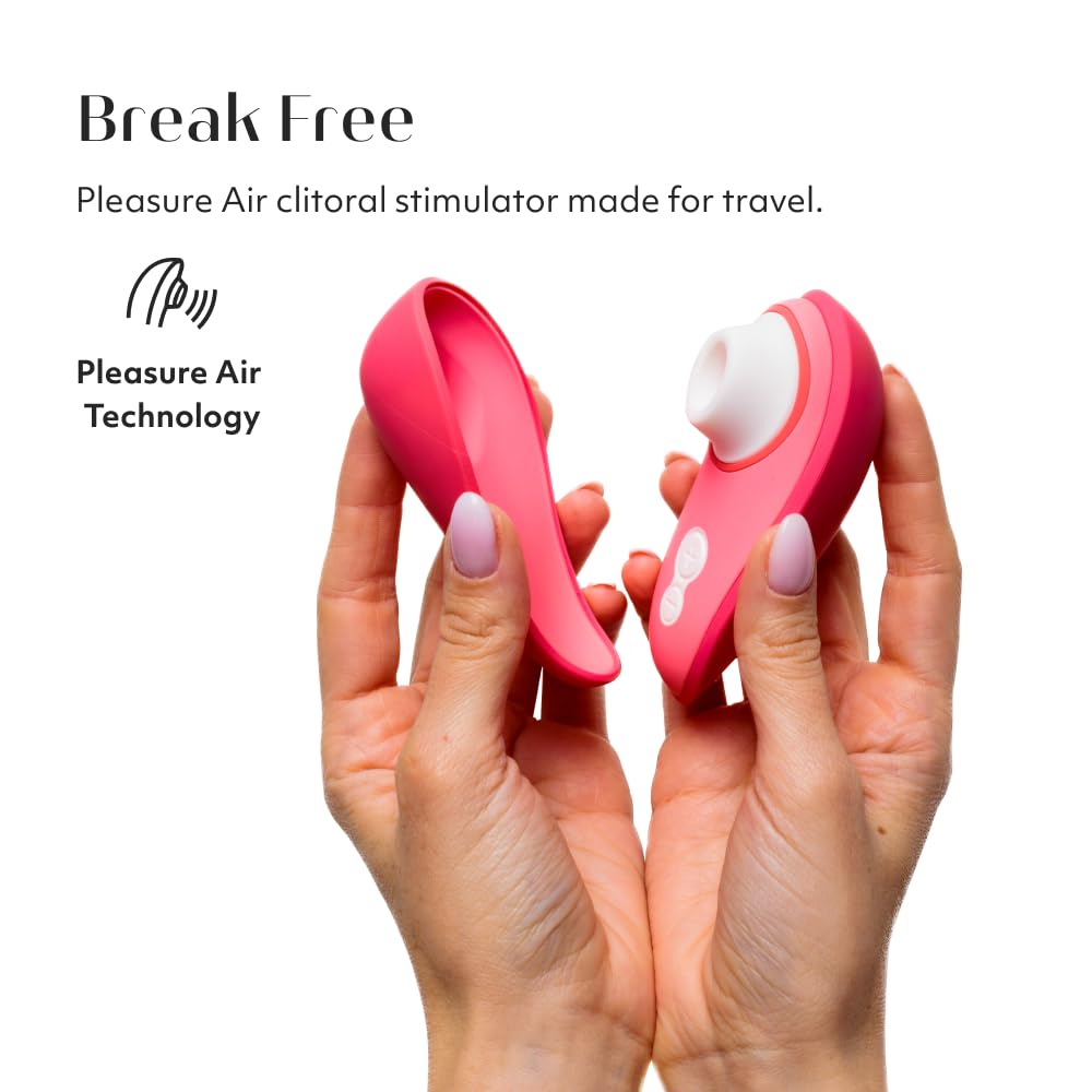 Womanizer Liberty 2 Pleasure Air Clit Sucker | Clitoral Stimulator | Sucking Vibrator for Women & Couples | Clitoris Suction Sexual Pleasure Device | Adult Sex Toys for Woman | Use Lube | Purple