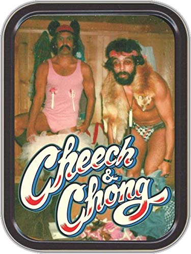 Stash Tins Cheech & Chong Ballerina Storage Container 4.37" L x 3.5" W x 1" H