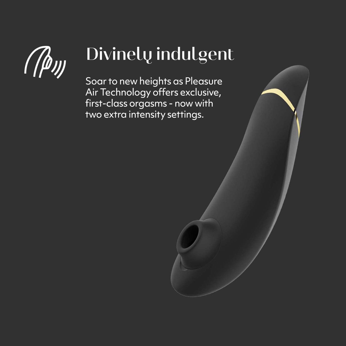 Womanizer Premium 2 Clitoris Vibrator for Women | Clit Sucker Adult Toys | Vibrating Adult Sex Toy | Clit Stimulator for Woman with 14 Suction Speeds | Waterproof Clitoral Stimulation Sex Toys | Blue