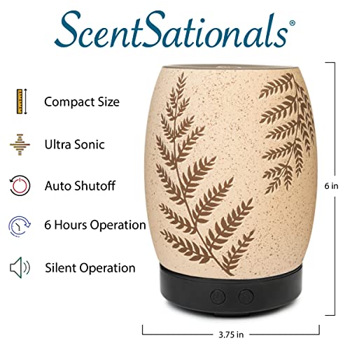 Scentsationals Eclectic Diffuser Collection 100ML - Scented Essential Oil Diffuser - Classic Aromatherapy Scent User - Electric Fragrance Home Air Freshener Decor for Office Desk and Home (Country)