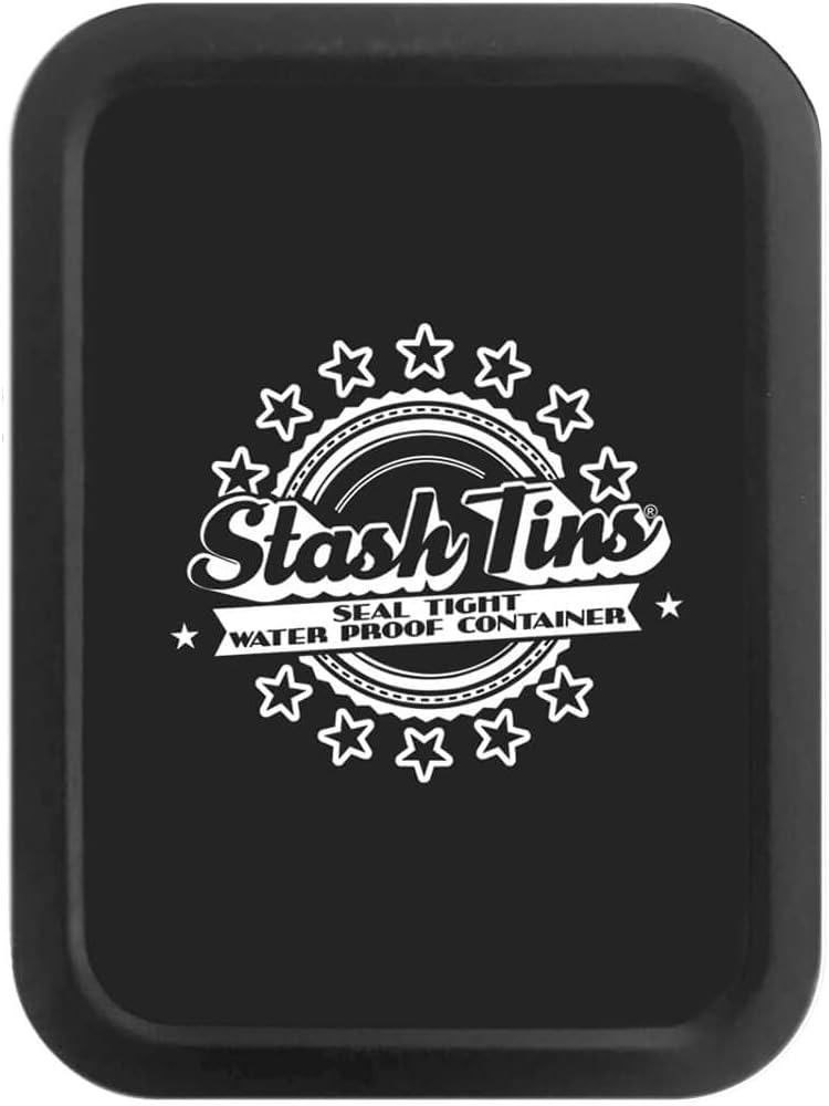 Stash Tins - KISS Skulls Storage Container 4.37" L x 3.5" W x 1" H
