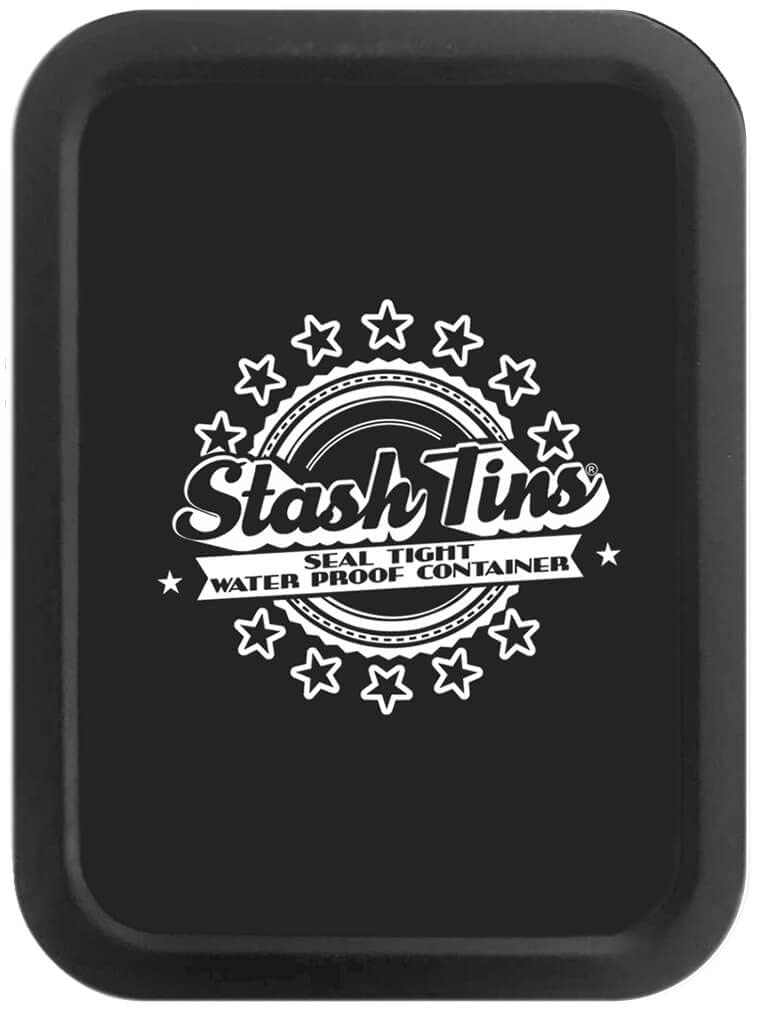 Stash Tins - Munchies by Daveed Benito Rectangular Storage Container - 4.37" L x 3.5" W x 1" H