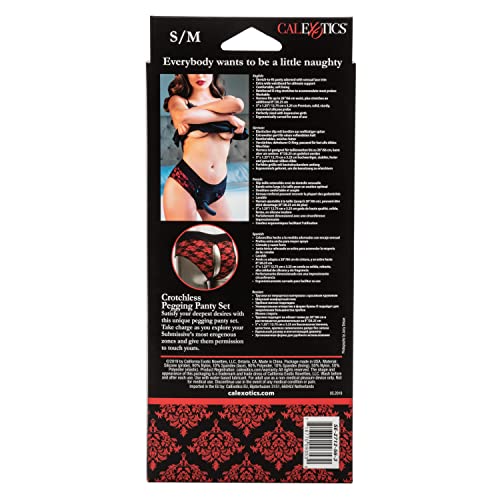 CalExotics Scandal Crotchless Pegging Panty Set