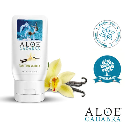 Aloe Cadabra Natural Water Based Personal Lubricant and Vaginal Moisturizer, Organic Aloe Lube for Men, Women and Couples, Non-Staining, pH Balanced (Unscented 2.5 Ounces, 1 Pack)
