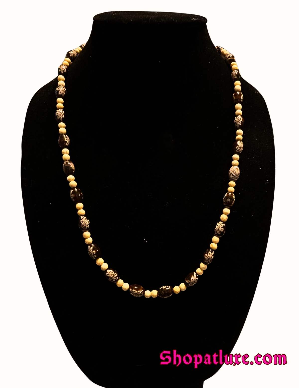 Tribal Hand Beaded Necklace with optional bracelet
