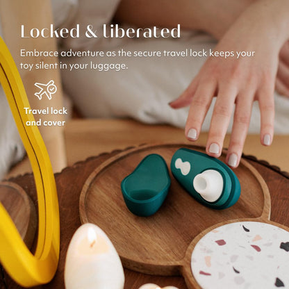 Womanizer Liberty 2 Pleasure Air Clit Sucker | Clitoral Stimulator | Sucking Vibrator for Women & Couples | Clitoris Suction Sexual Pleasure Device | Adult Sex Toys for Woman | Use Lube | Purple
