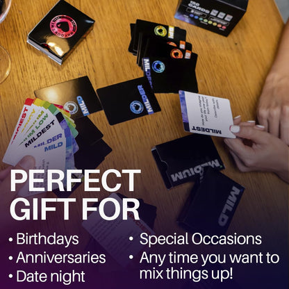Why Don't We - Spice IT UP - Spicy Couples Games for Adults with 150 Cards with Conversations, Spicy Dares & More - Best Date Night Games for Couples - Romantic Adult Couple Games